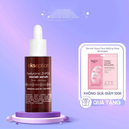 Tinh Chất Giảm Mụn Kiềm Dầu Ekseption Hyaluronic ZnPCA Mixlab Serum (75ml)