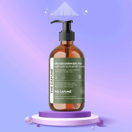 Dầu Gội The Cafuné Bưởi, Bồ Kết Giảm Gãy Rụng 450ml