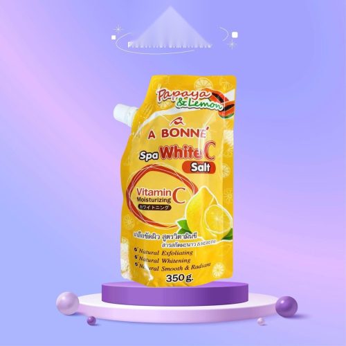 [Bao Bì Mới] Muối Tắm Tẩy Tế Bào Chết A Bonné #Spa White C Salt (350g)