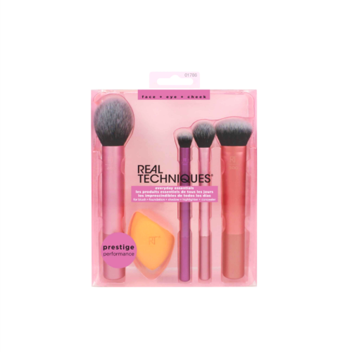 Set Cọ + Bông Mút Trang Điểm Real Techniques Everyday Essentials (5pcs)