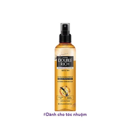 Nước Dưỡng Tóc Double Rich Chuyên Sâu Balancing Water Double Repair (120ml) - #Vàng - Dành cho tóc nhuộm