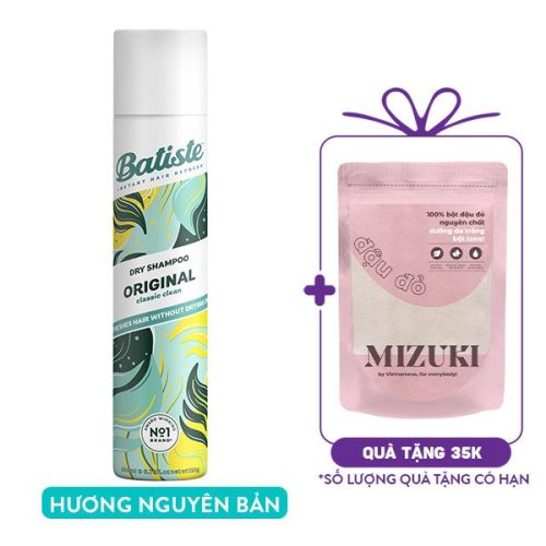 Dầu Gội Khô Batiste Dry Shampoo (200ml) - #Original