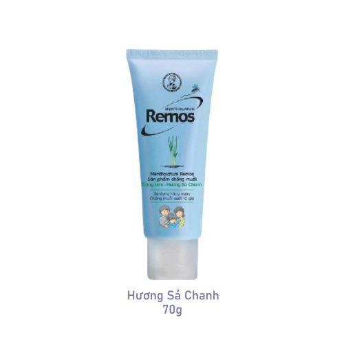 Kem Xua Muỗi Remos Dành Cho Gia Đình (70g) - #Hương chanh sả