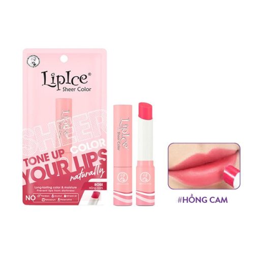 Son Dưỡng Hiệu Chỉnh Sắc Môi Màu Tự Nhiên LipIce Sheer Color (2.4g) - #Rose - Hồng Cam