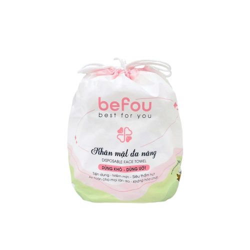 Khăn Mặt Đa Năng Befou Best For You Disposable Face Towel - (80 khăn)