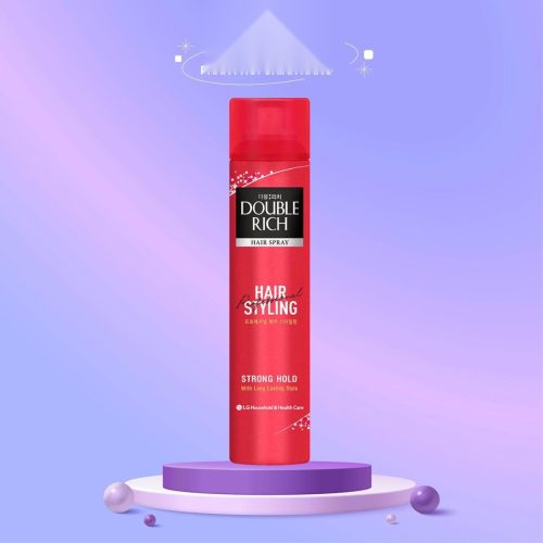 Xịt Tạo Kiểu Tóc Giúp Giữ Tóc Cố Định Double Rich Hair Spray Strong Hold 170ml