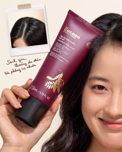 Tẩy Tế Bào Chết Da Đầu Bồ Kết Hỗ Trợ Giảm Gàu, Tóc Phồng Cocoon Gleditsia Scalp Scrub 200ml