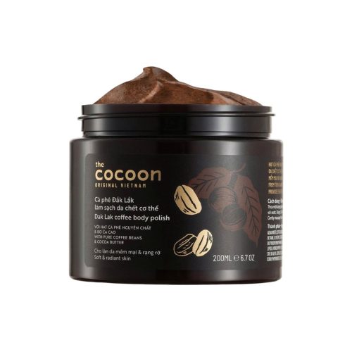 Tẩy Tế Bào Chết Toàn Thân Cà Phê Đắk Lắk Cocoon Dak Lak Coffee Body Polish (200ml)