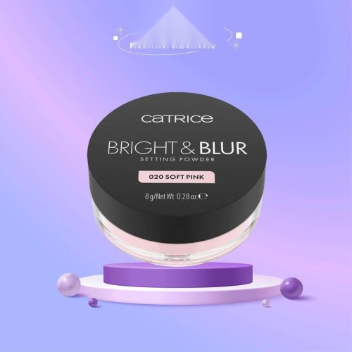Phấn Phủ Căng Bóng Nâng Tone Catrice Bright & Blur Setting Powder 8g - 020 Da Trung Tính